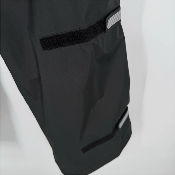Vaude Rain Pants Mens Size XL Black Seam-Sealed Mesh Lined Full Side Zip - Picture 6 of 11